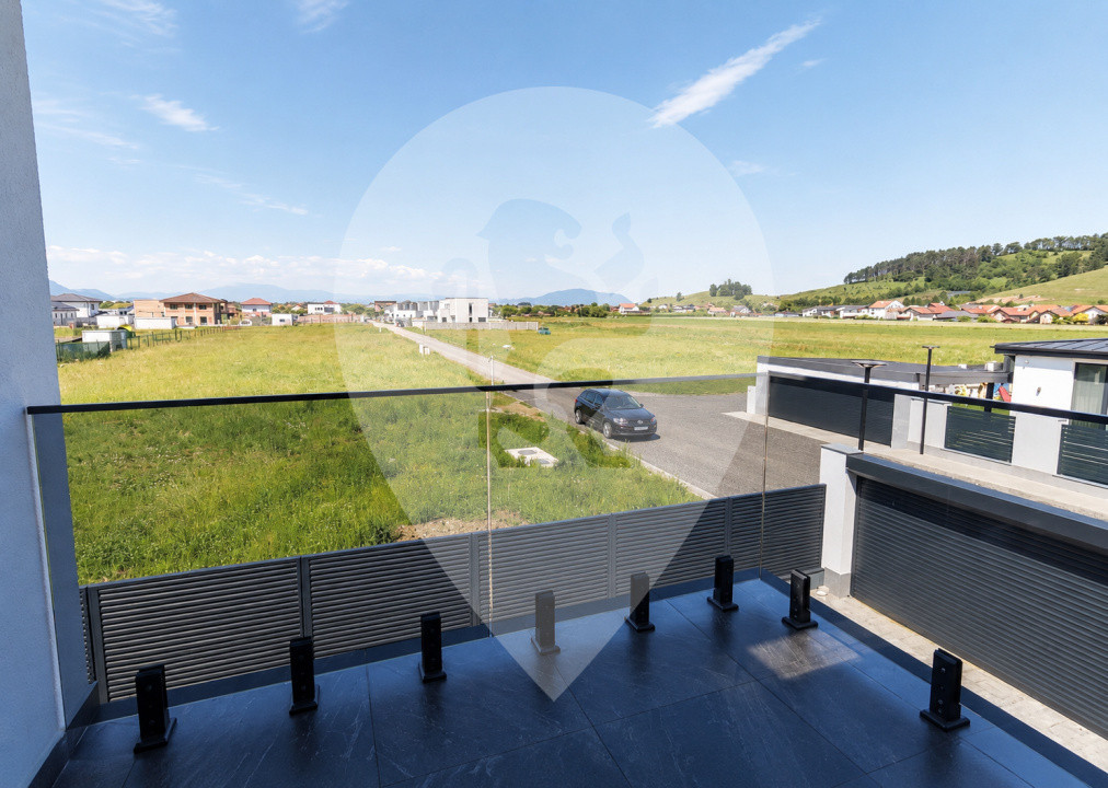 Casă tip duplex 4 camere 120 mp | teren 310 mp | Sânpetru, Brașov | Proiect nou