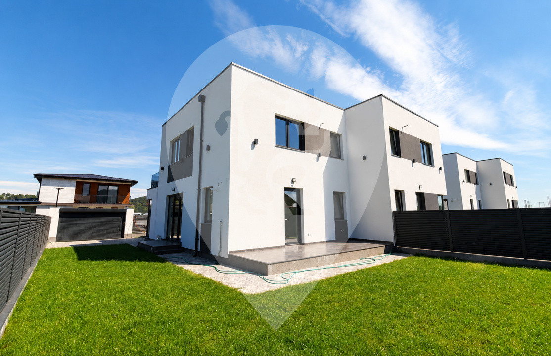Casă tip duplex 4 camere 120 mp | teren 310 mp | Sânpetru, Brașov | Proiect nou