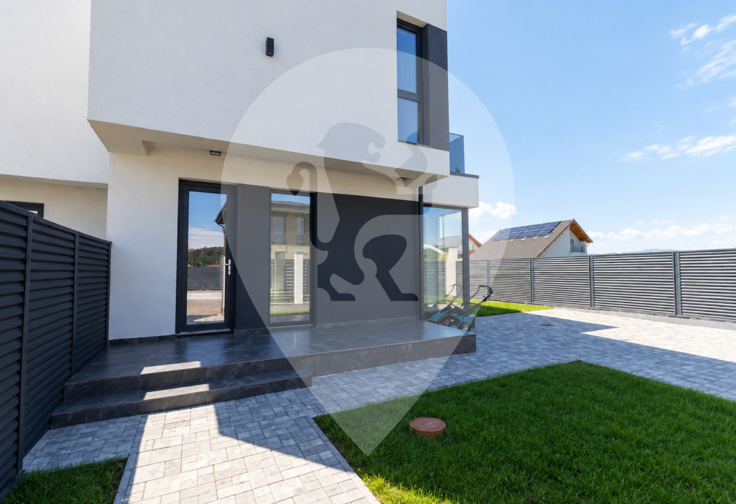Casă tip duplex 4 camere 120 mp | teren 310 mp | Sânpetru, Brașov | Proiect nou