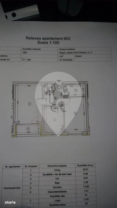 APARTAMENT 2 CAMERE CORESI - KASPER - TRACTORUL