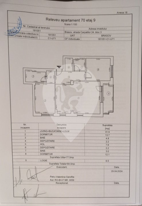 Apartament 3 camere și 2 băi | Sunnyville str. Carpaților