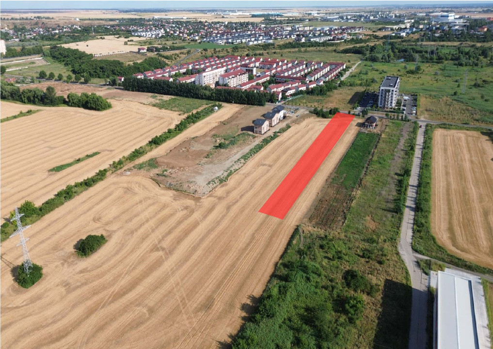 Teren de vânzare intravilan–Popesti-Leordeni–zona Hils Splai/ Splaiul Unirii