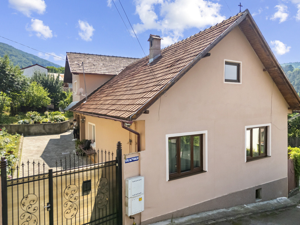 Casa singur in curte Schei