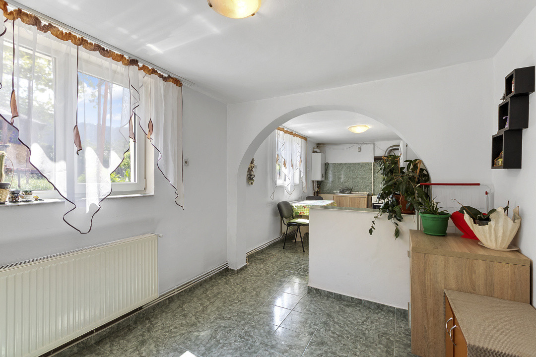 Casa singur in curte Schei