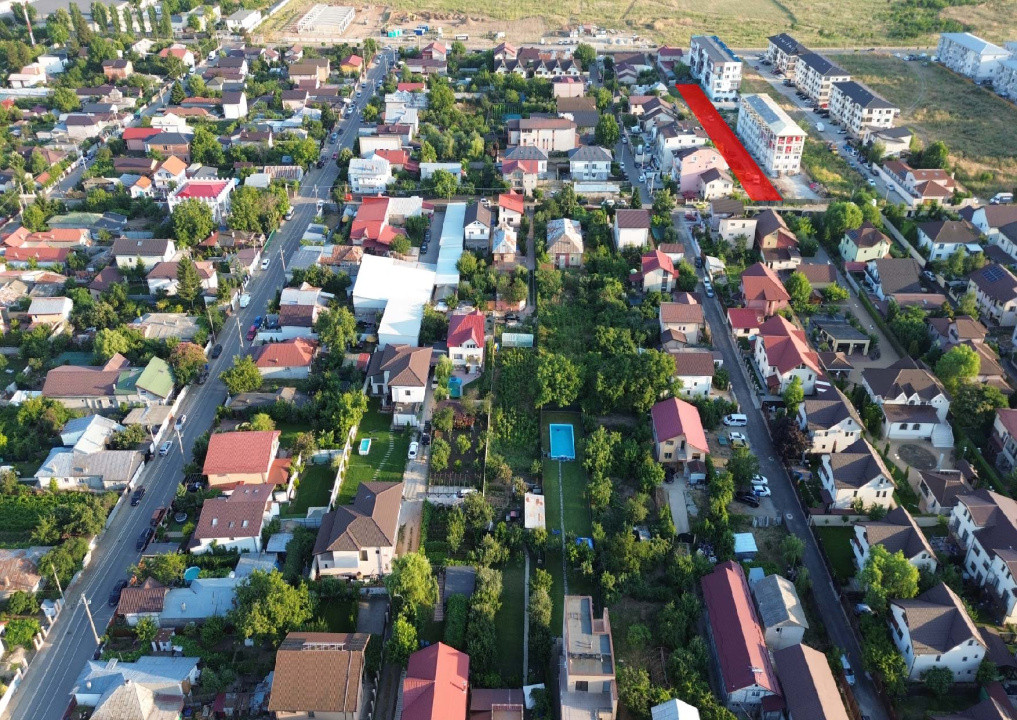 Teren de vânzare intravilan – 1822 mp, Zona Danubiana- Popești-Leordeni
