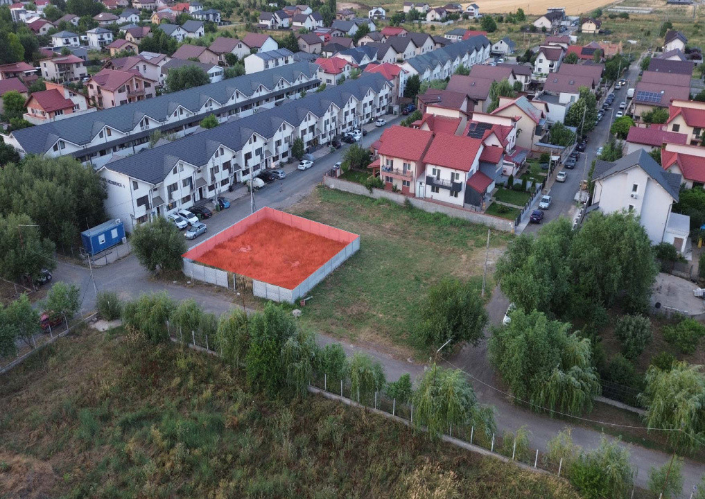 Teren intravilan de vânzare – 355 mp,  Popești-Leordeni, Ilfov