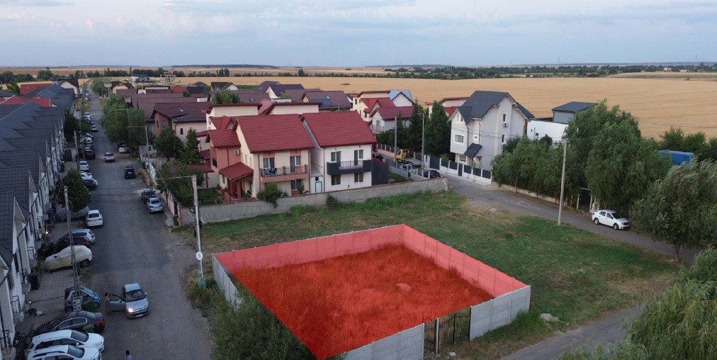Teren intravilan de vânzare – 355 mp,  Popești-Leordeni, Ilfov