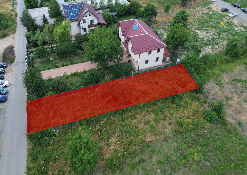 Teren–500 mp, Popești-Leordeni, apropiere de metrou Dimitrie Leonida/Berceni