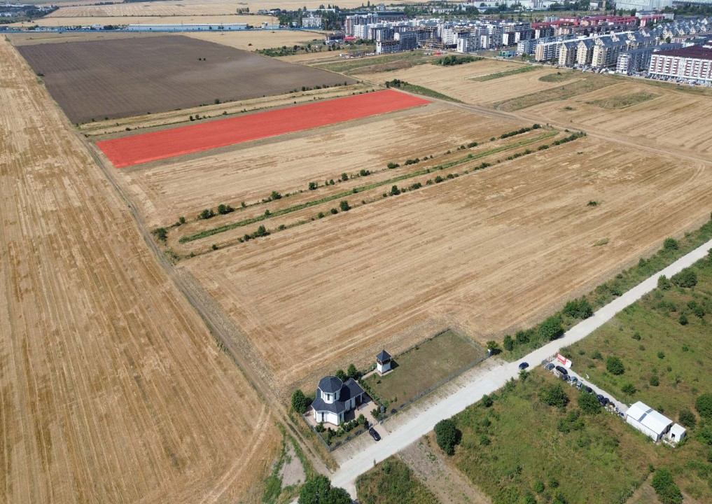Teren intravilan cu dublă deschidere – 6.240 mp în plină dezvoltare urbană
