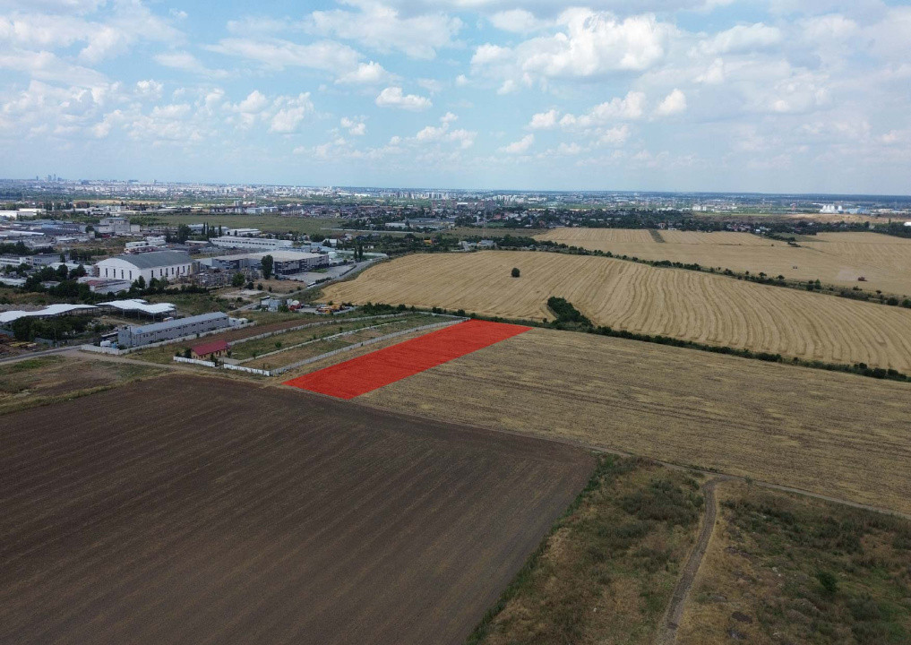 Teren de vânzare – 5.000 mp, intravilan, zona Danubiana – Popești-Leordeni