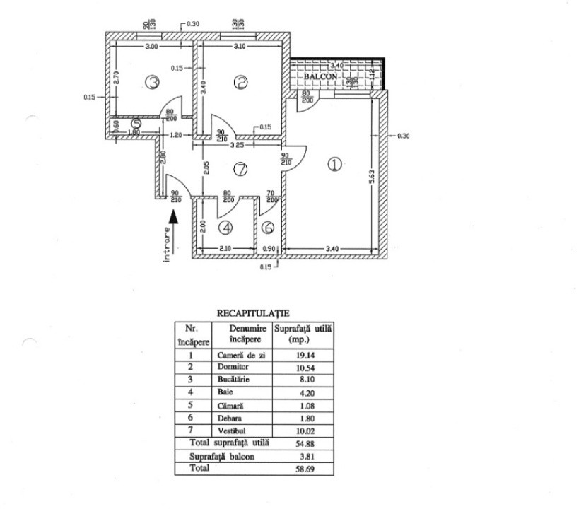 Apartament 2 Camere | Pantelimon - Mega Mall | Centrala Proprie