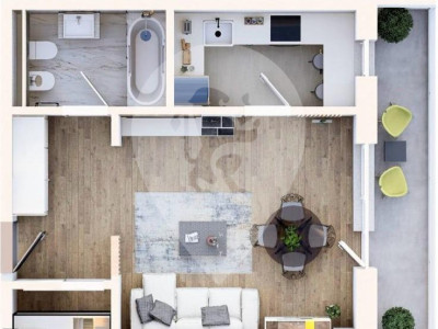 Garsoniera spatioasa- complex rezidential modern | Predare 2026