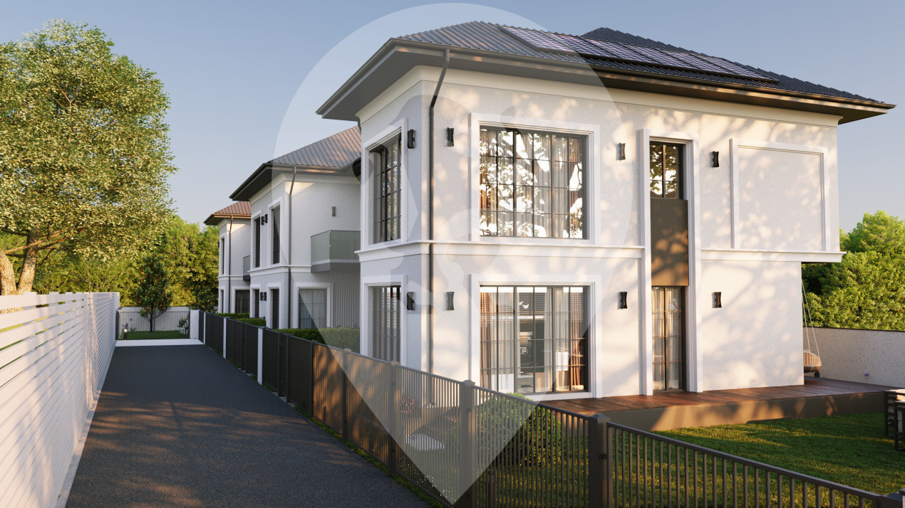 Casă tip duplex C3 – P+E, Popești Leordeni, terasă și curte – 235.000 €