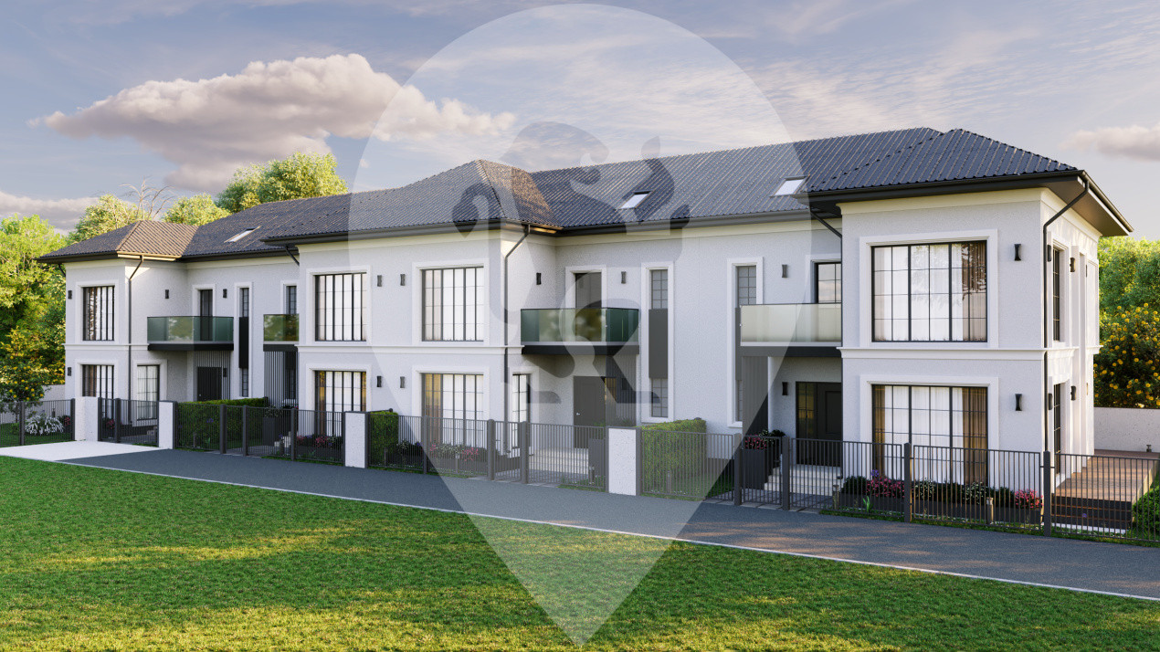 Casă tip duplex C3 – P+E, Popești Leordeni, terasă și curte – 235.000 €